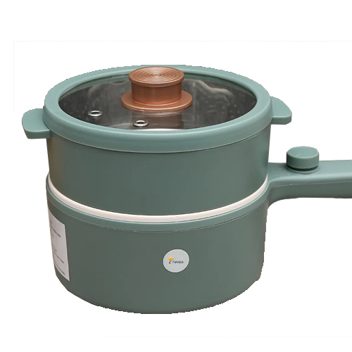 Nồi điện đa năng TAHAWA TH-271 nồi điện mini thiết kế xinh xắn nhỏ gọn, thuận tiện đặt trên bàn ăn, điều khiển bằng núm