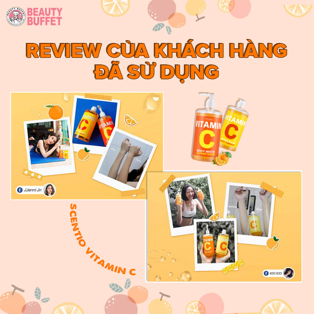 Ảnh Sữa tắm dưỡng trắng và phục hồi da chuyên sâu Scentio Vitamin C 450ml 3