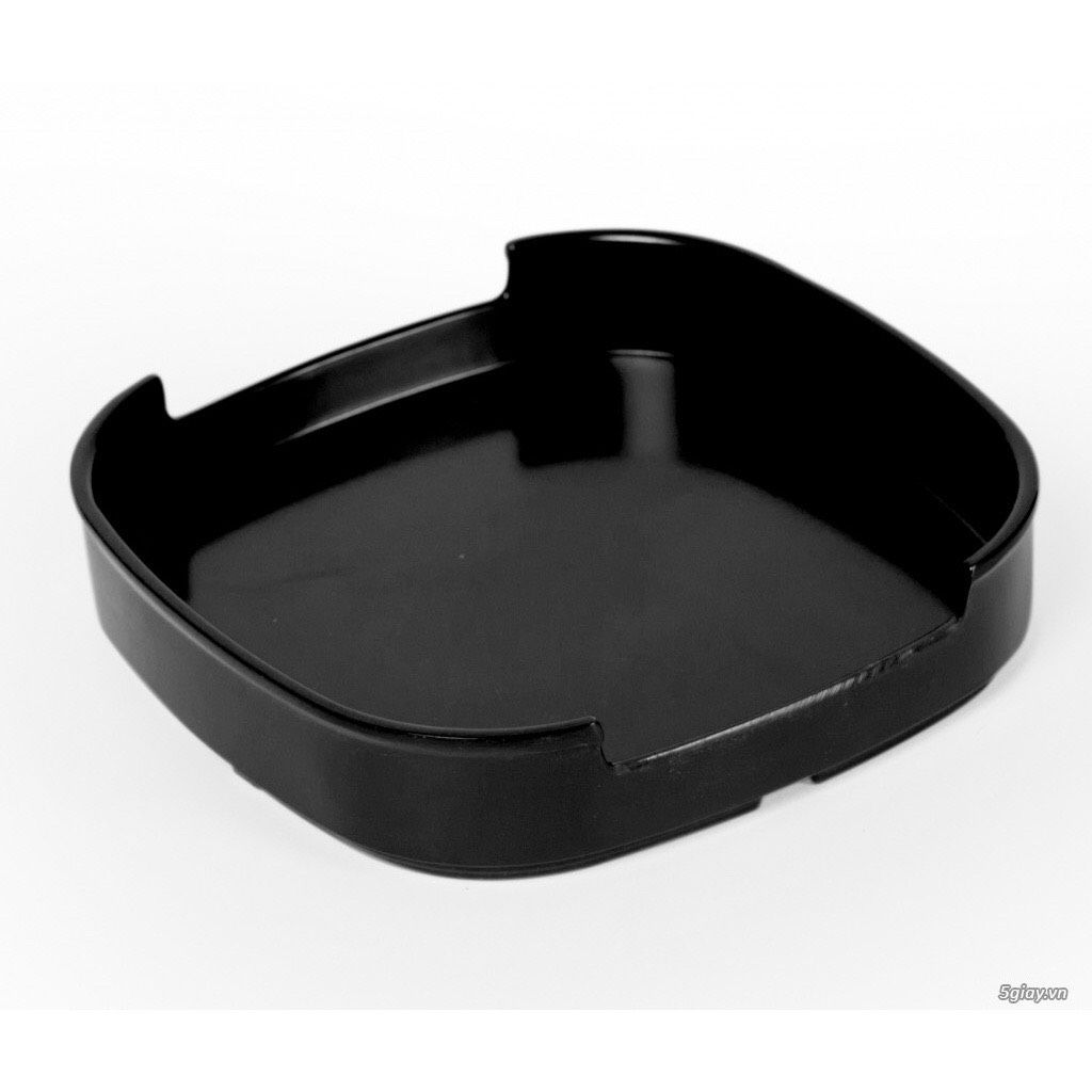 Khay nhựa melamine vuông - chữ nhật đựng sushi, đồ nướng buffet nướng 14x14cm