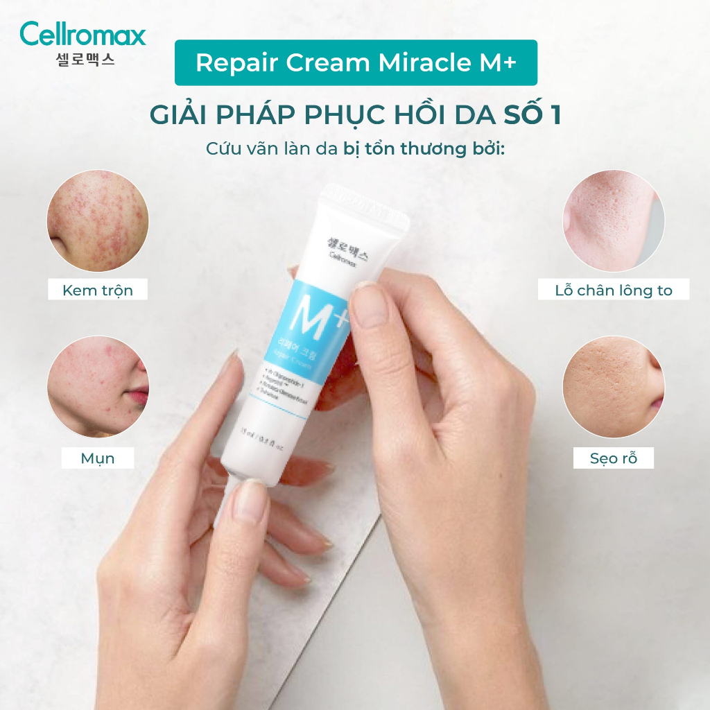 K.e.m Giảm Th.â.m Nám, Phục Hồi Da Sau Peel, Lăn K.i.m, Laser Cellromax Vitamin K Miracle M+