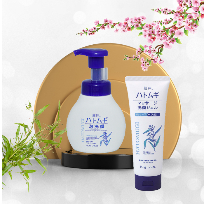 Gel Rửa Mặt Ý Dĩ Reihaku Hatomugi Massage Cleansing Gel  (150g )