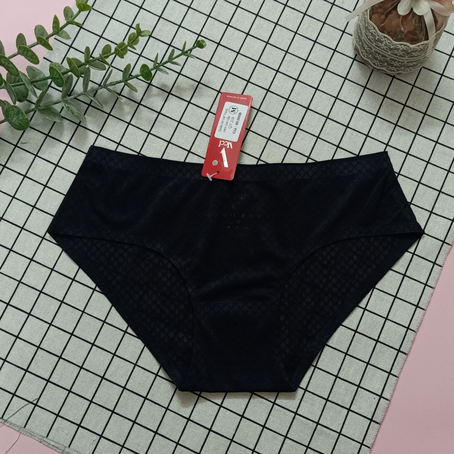 Ảnh Quần lót nữ biết thở không đường may Vicci 209 kẻ caro thông hơi nhiều màu 4