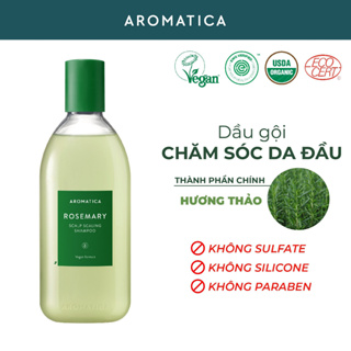 Dầu Gội Giảm Gàu Ngứa Chiết Xuất Hương Thảo Aromatica Rosemary Scalp Scaling Shampoo 400ml