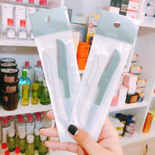 [Y190] [Bộ 2 Dao] Dao Cạo Lông Mày, Chân Mày The Face Shop - Folding Eyebrow Trimmer TFS