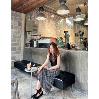 Chân váy caro thiết kế Ma Vie