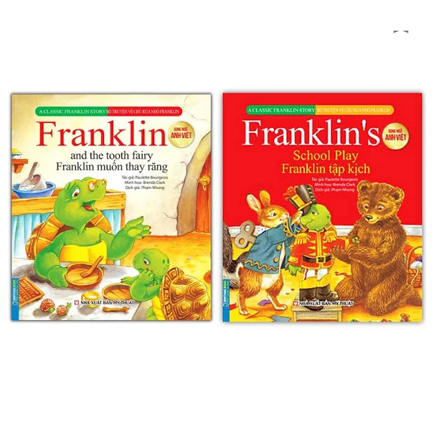 Sách - Combo 2 cuốn Bộ truyện về chú rùa nhỏ Franklin - Franklin muốn ...