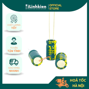 Tụ hoá 35V 100uF chính hãng Jcon chất lượng cao