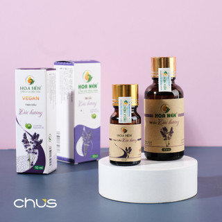 Tinh dầu Oải Hương (lavender) nguyên chất 30ml, 10ml - Hoa Nén - Xông phò.ng, thư giãn, ngủ ngon