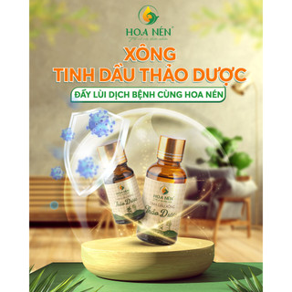 Tinh dầu Xông Thảo Dược - Hoa Nén - Xông tinh dầu giải cảm, tốt cho sức khỏe - 30ml