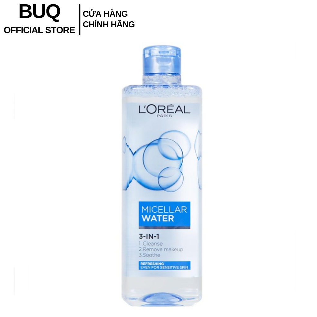 Nước Tẩy Trang L'Oreal 3 In 1 Micellar Làm Tươi Mát Da (400ml/95ml) Shopee Việt Nam