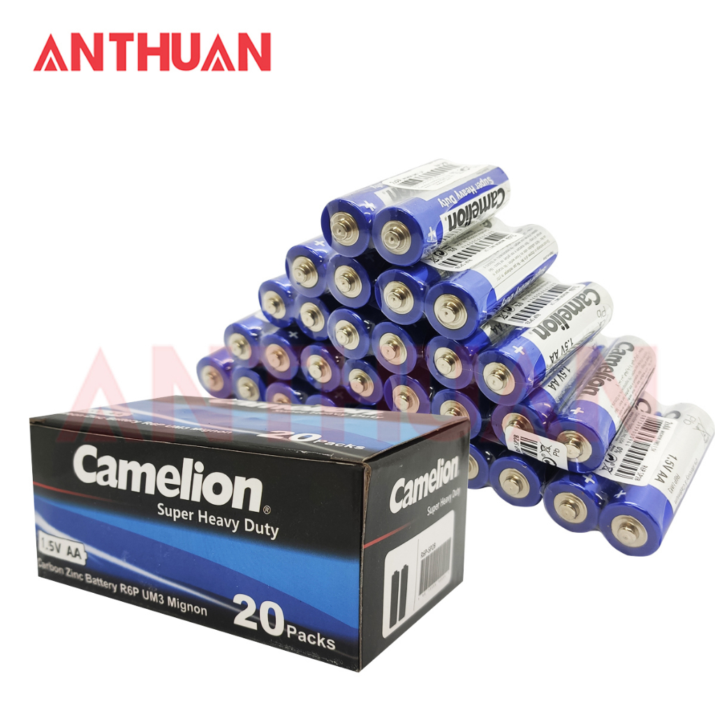 Pin Tiểu AA 2A Eveready Đũa AAA 3A Camelion Super Heavy Duty Battery 1.5V Pin Đồng Hồ Chất Lượng Cao
