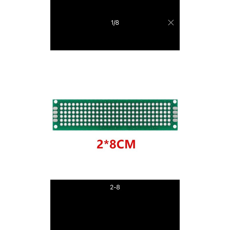 Tấm PCB Xanh 2 mặt loại tốt bản 2x8cm | Shopee Việt Nam