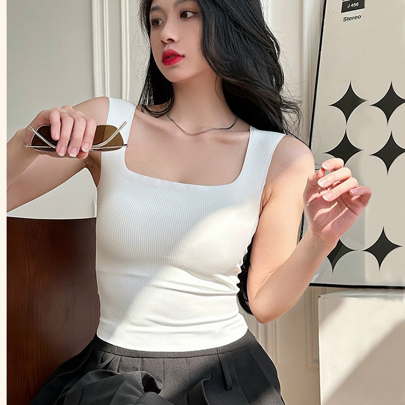 ÁO BRA SU TĂM DÁNG DÀI , CỔ VUÔNG CÓ MÚT NGỰC 3182
