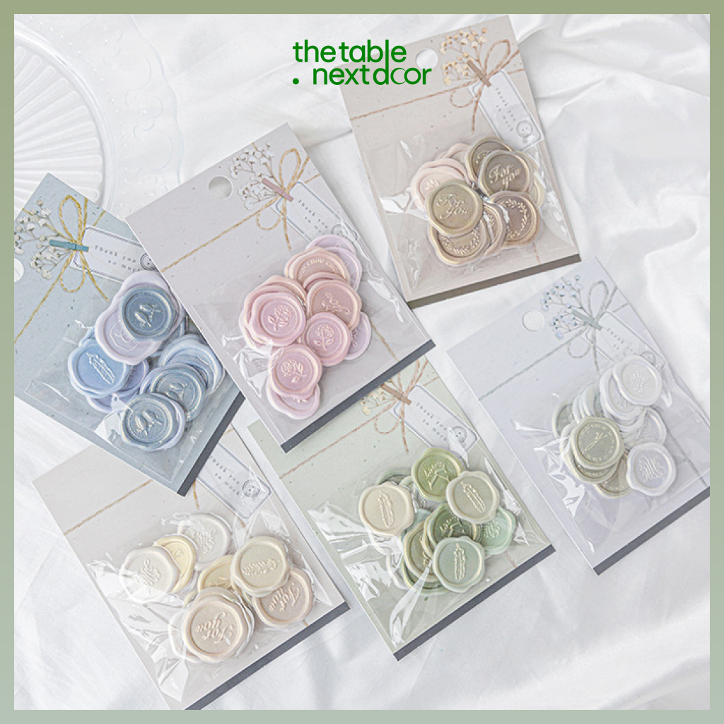 Bộ sticker 18 hình dán thiên nhiên dễ thương trang trí sổ tay vở viết ...