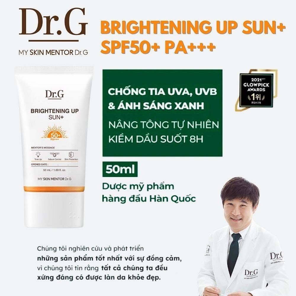 Kem chống nắng Dr.G Brightening Up Sun+ SPF50+ PA+++