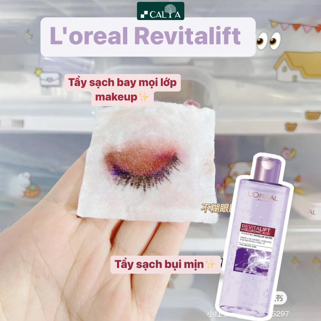 Ảnh Nước Tẩy Trang L'Oreal Dành Làm Sạch Sâu, Dưỡng Ẩm - Loreal 3 In 1 Micellar Water 400ml 4