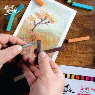 [Hỏa tốc HCM] Bộ phấn tiên Mont Marte - Soft Pastels Mont Marte 12/24/36 màu