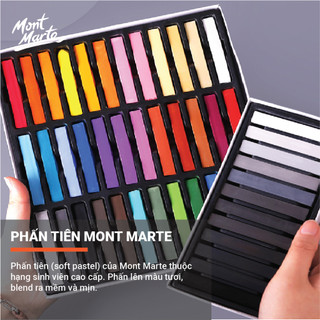 [Hỏa tốc HCM] Bộ phấn tiên Mont Marte - Soft Pastels Mont Marte 12/24/36 màu