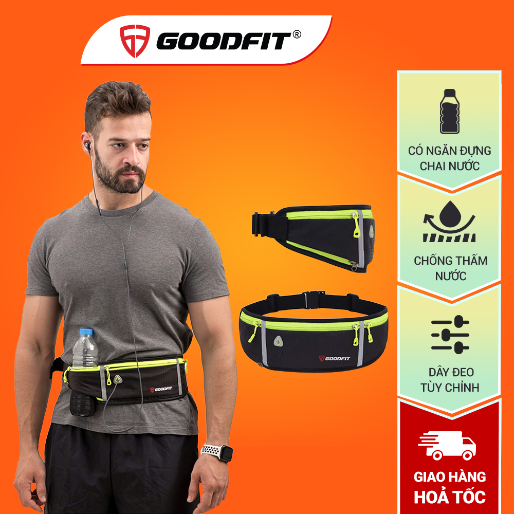 Túi đeo bụng chạy bộ, đai đeo điện thoại chạy bộ nam nữ chính hãng GoodFit GF106RB