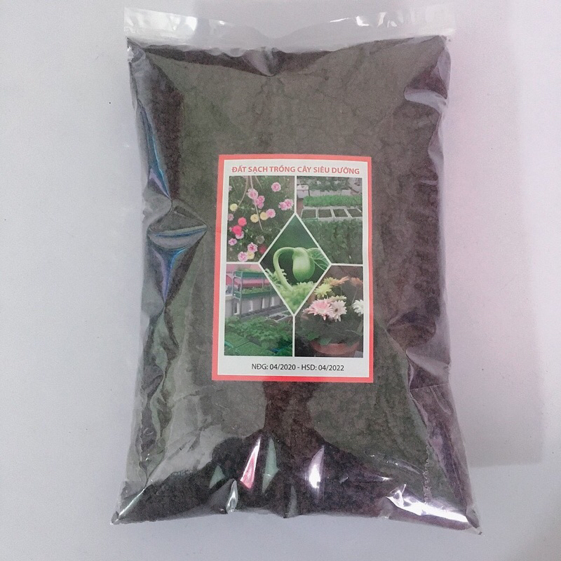 1 Kg Đất Sạch Trồng Cây Siêu Dưỡng Chuyên Dùng Cho các loại cây cảnh Và Các Loại Hoa, Rau Củ siêu tiện