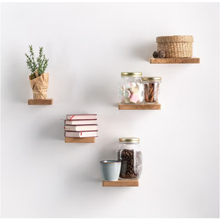 kệ gỗ treo tường decor trang trí để đồ đa năng kích thước 15x15 cm