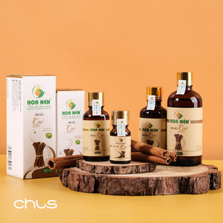Tinh dầu Quế nguyên chất - Hoa Nén - Hương nồng ấm, khử mùi tốt, đuổi kiến gián - 100ml