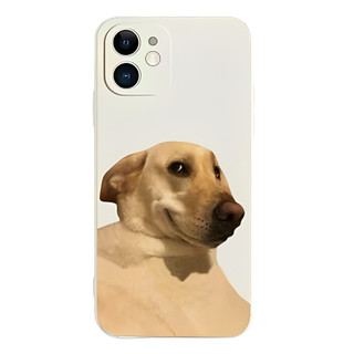 Ốp Lưng Điện Thoại Hình Chú Chó Vàng Sợ Hãi Cạnh Vuông Iphone 6/7/8/plus/x/xr/xs/11/12/13/14/15/16/pro max- e6623,q2188
