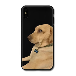 Ốp Lưng Điện Thoại Hình Chú Chó Vàng Sợ Hãi Cạnh Vuông Iphone 6/7/8/plus/x/xr/xs/11/12/13/14/15/16/pro max- e6623,q2188