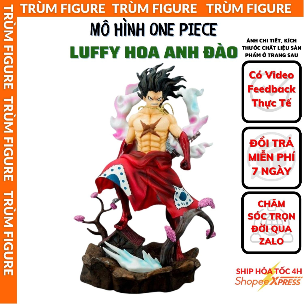 Mô hình, Figure Luffy hoa anh đào One Piece Figure One PieceFull box