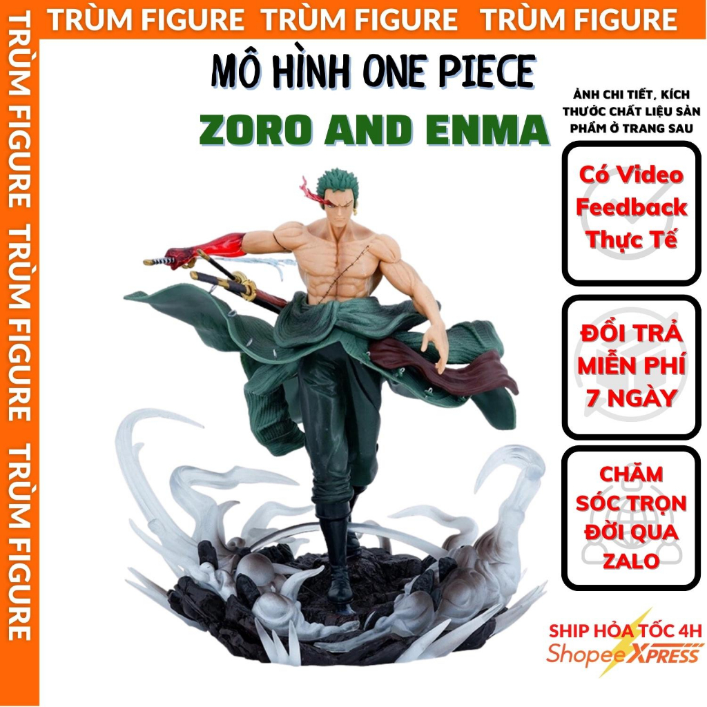 Mô hình, Figure Zoro and Enma One Piece Figure One PieceFull box