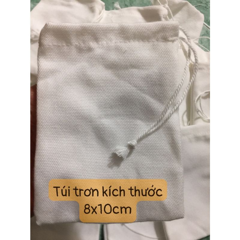Túi vải canvas rút miệng_phiên bản mini kích thước 8x10 | Shopee Việt Nam