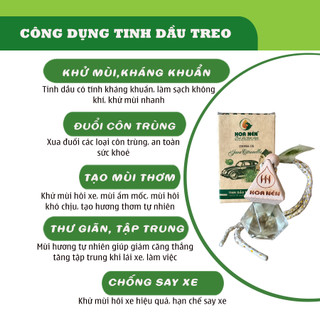 Tinh dầu Treo Sả Java - Hoa Nén - Khử mùi, gi.ảm ẩm mốc, đuổi muỗi, gi.ảm say xe - 8ml