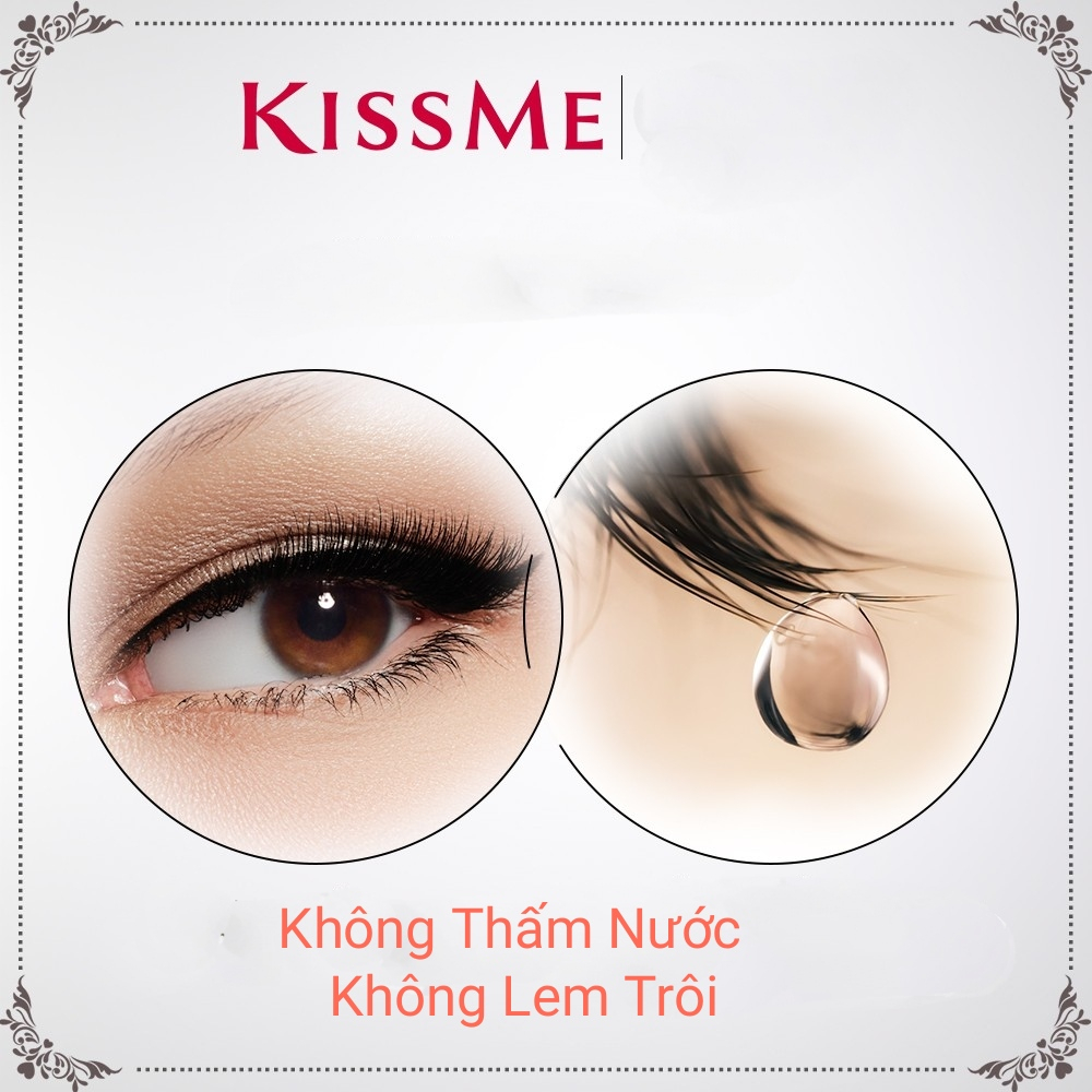 Mascara Kissme Heroine Chống Trôi ,Giúp Nâng Cong Và Dài Mi (6g)