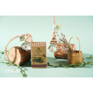 Tinh dầu treo Oải hương nguyên chất - Hoa Nén - Giảm say xe, thư giãn - 8ml