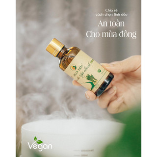 Tinh dầu Sả Chanh nguyên chất 50ml - Hoa Nén - Kh.ử mùi, đuổi muỗi, giải cảm