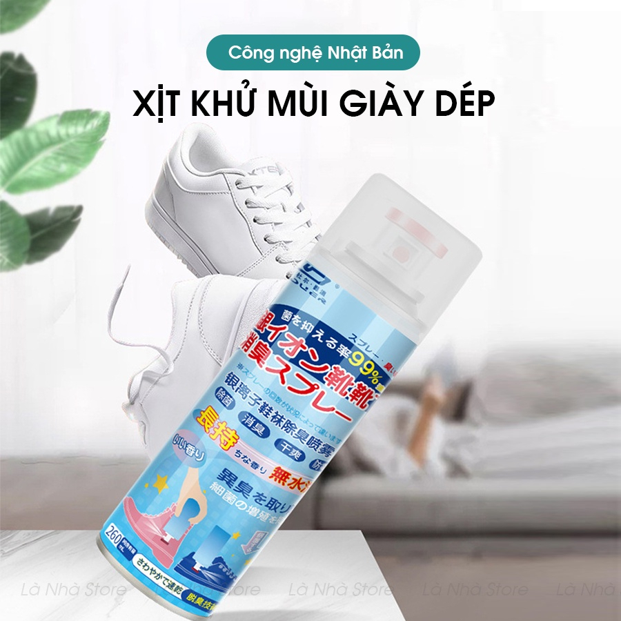 binh xit khu mui hoi giay dep nano bac diet khuan chai sit lam thom tu quan ao het mui tat chan vo chan luu huong lau