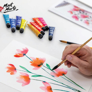 [Hỏa tốc HCM] Bộ Màu Nước Dạng Tuýp Cao Cấp Mont Marte Signature 12/18/24 Màu x 12ml