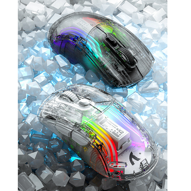 Chuột Gaming Không Dây 3 Mode Bluetooth, 2.4G Attack Shark X2 RGB Pro ...