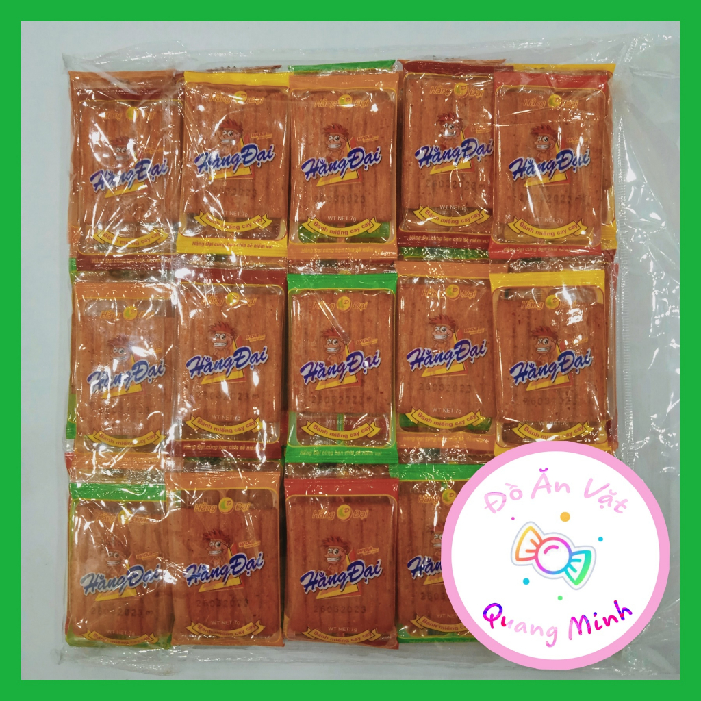 Bán sỉ Snack sườn dê bánh miếng cay cay Hằng Đại bịch 60 gói thơm ngon ...
