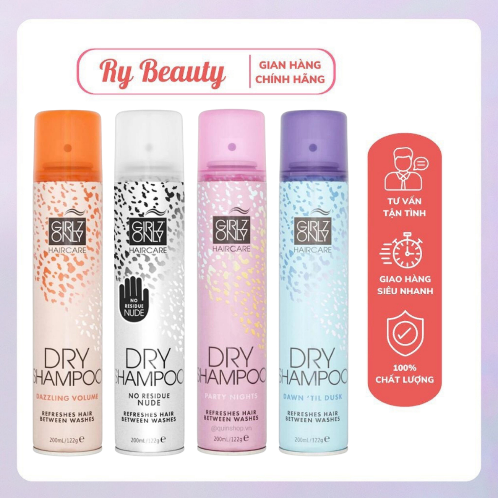 Dầu Gội Khô Girlz Only Dry Shampoo 200ml Shopee Việt Nam