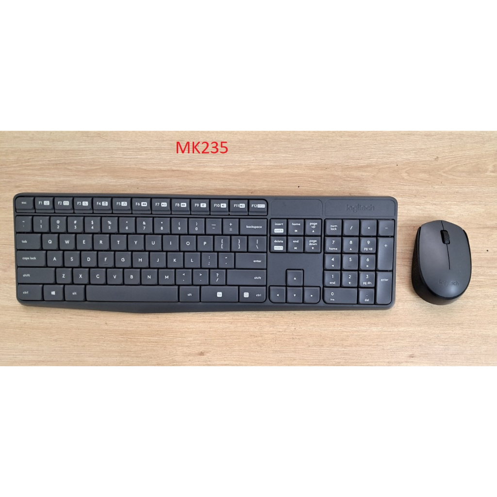 Bộ Bàn Phím Chuột Không Dây Logitech Mk235 Chính Hãng 2nd Shopee Việt Nam 1857