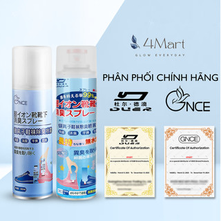 Bình xịt khử mùi hôi giày dép nano bạc Shoes 2h lọ 260ml, chuyên dùng làm thơm tủ dầy, quần áo, tất