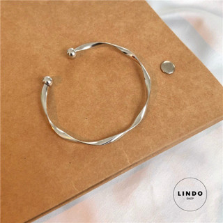 Vòng tay Gợn Sóng LINDO Thiết kế Thanh Lịch Phong Cách Hàn Quốc dành cho Nữ
