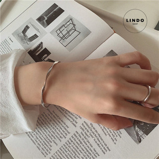 Vòng tay Gợn Sóng LINDO Thiết kế Thanh Lịch Phong Cách Hàn Quốc dành cho Nữ