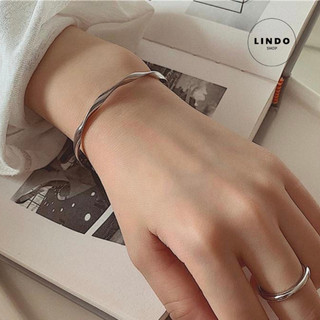 Vòng tay Gợn Sóng LINDO Thiết kế Thanh Lịch Phong Cách Hàn Quốc dành cho Nữ
