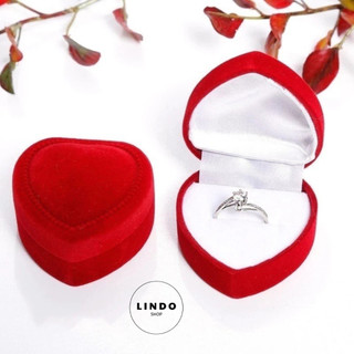 [Qùa tặng xinh xắn] Nhẫn Nơ, Nhẫn Gấu, Hộp Đựng Nhẫn Trái Tim Đơn giản, Sang Trọng LINDO