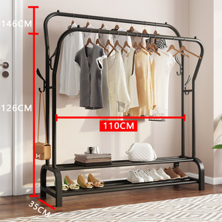 Kệ Treo Quần Áo Sinh Viên, Gia Đình Gọn Gàng , Kệ Treo Đồ Đa Năng Bằng Kim Loại Chắc Chắc Dễ Dang Lắp Đặt 88368