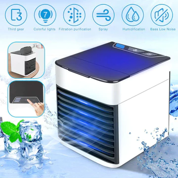 Quạt Điều Hòa Mini Để Bàn Nhỏ Gọn - Điều Hoà Hơi Nước Mini Công Nghệ Hàn Quốc Siêu Mát
