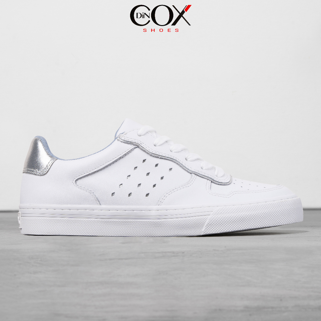 [Mã BMLTA35 giảm đến 35K đơn 99K] Giày Dincox Sneaker Nữ E03 White Silver