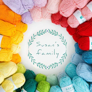 [Hoả tốc] - Len Susan Family 4 - cuộn 50gr (Susan 4) chuyên móc thú bông - Tiemmyan138